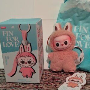Popmart Labubu Pin for Love "S" "Smile"